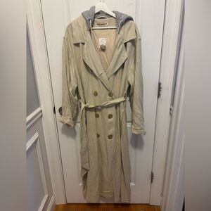 FREE PEOPLE Linen Trench Coat NWT